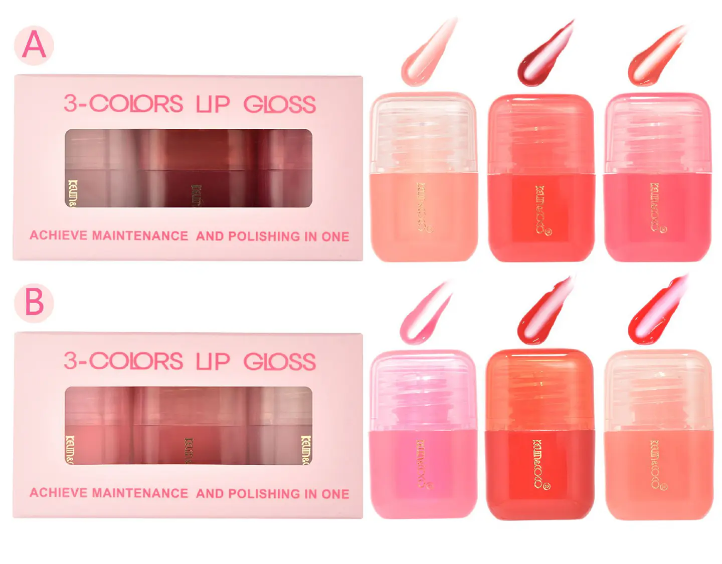 set lip gloss “dupe huda beauty”  1