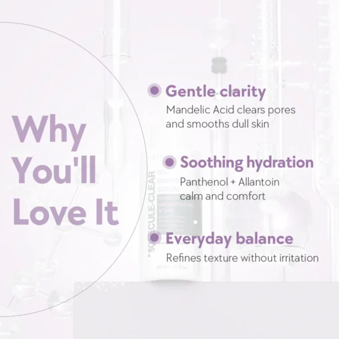 NINELESS – 5% Mandelic Acid Serum – 30ml 4