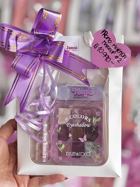 Promo morado makeup 2