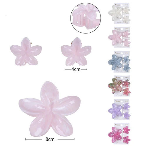 set de traba flores