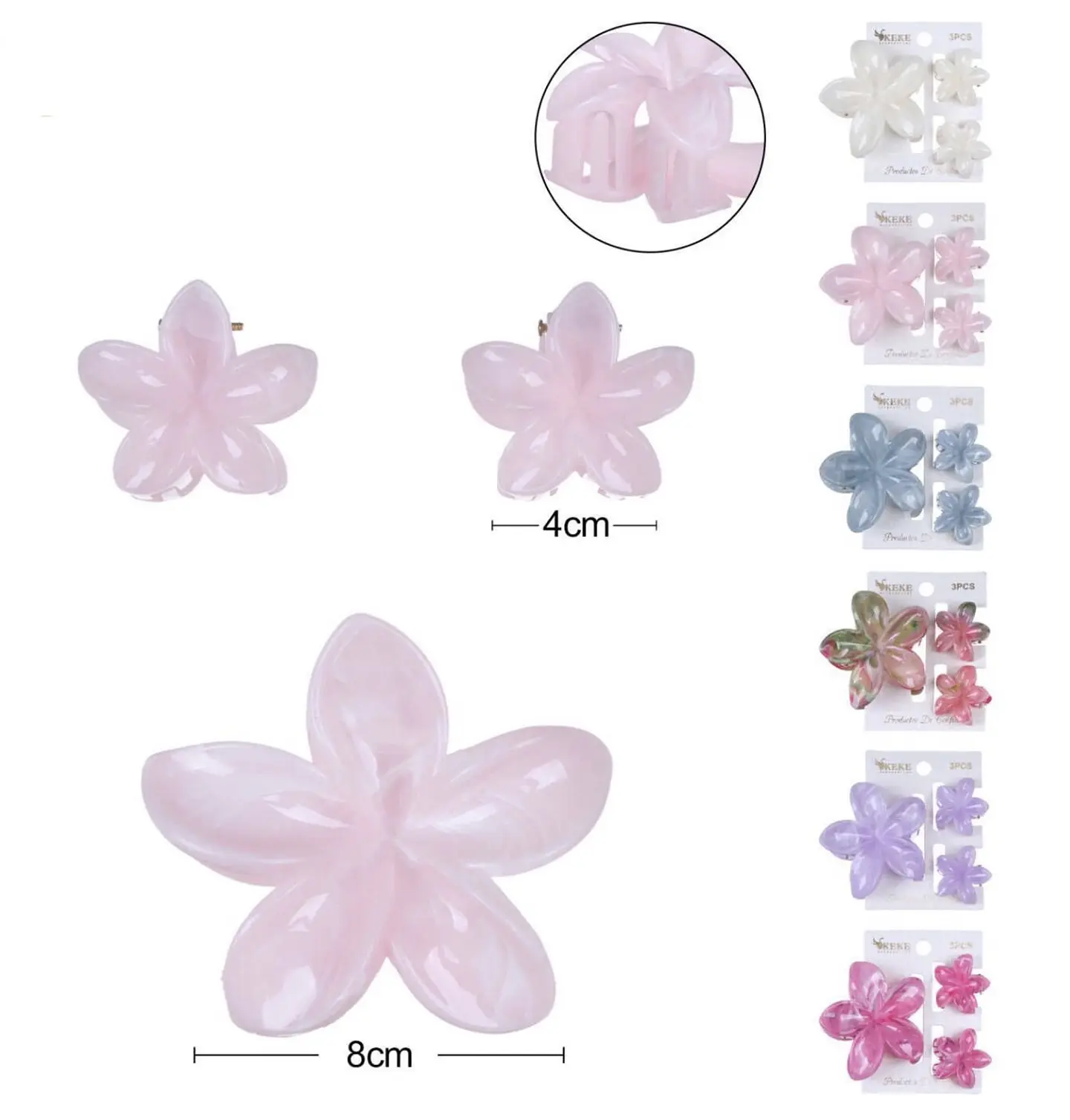 set de traba flores 1
