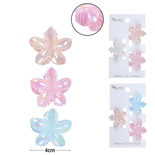 set de mini trabas flores 