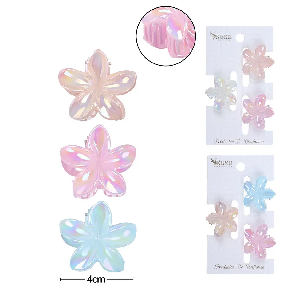 set de mini trabas flores  1