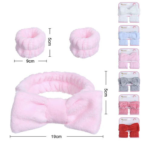 set de cintillo y muñequeras