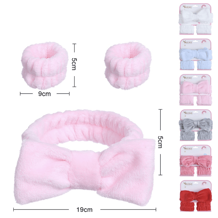 set de cintillo y muñequeras 1