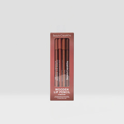 set 6 Lápiz Delineador De Labios Woden NUDE