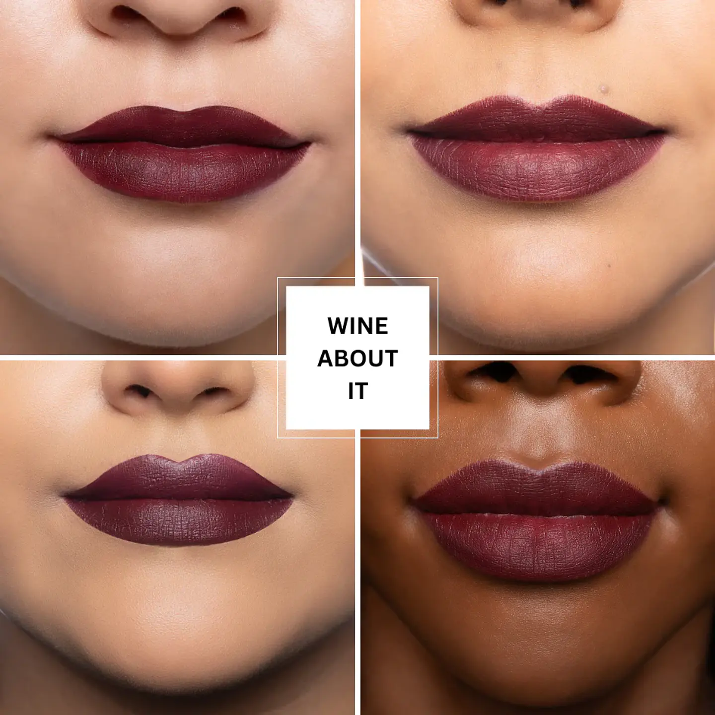 set 6 Lápiz Delineador De Labios Woden WINE 6