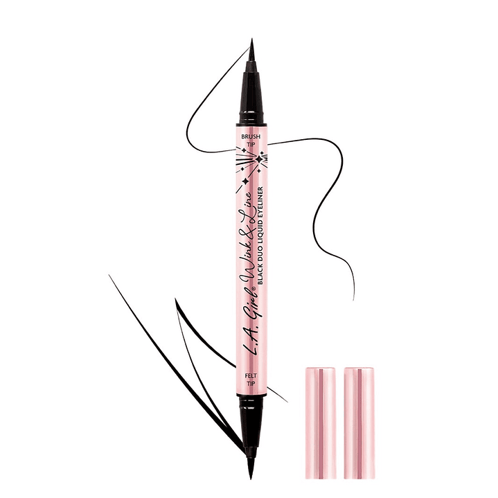 Delineador 2 N 1 negros líquido 1