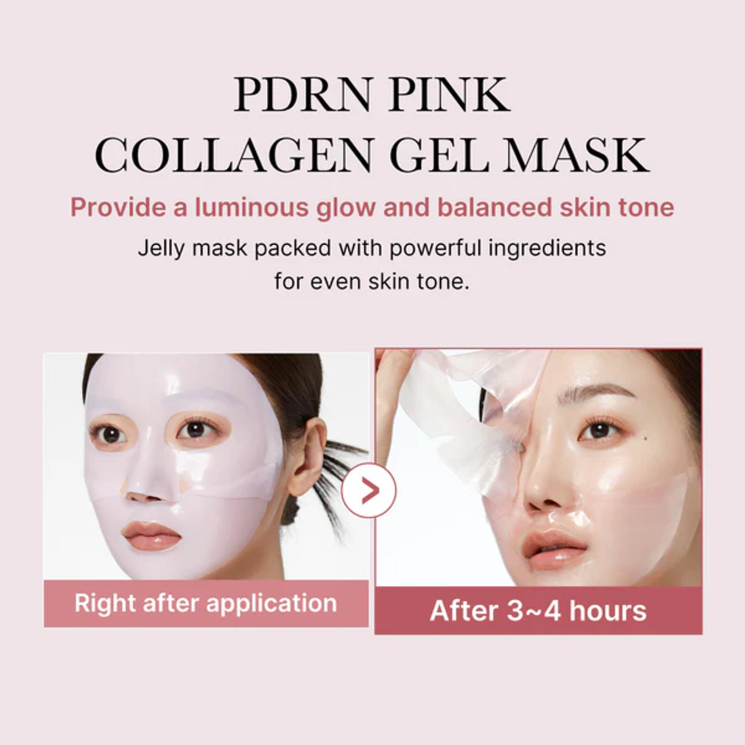 PDRN Pink Collagen Gel Mask – Mascarilla Antiage 3