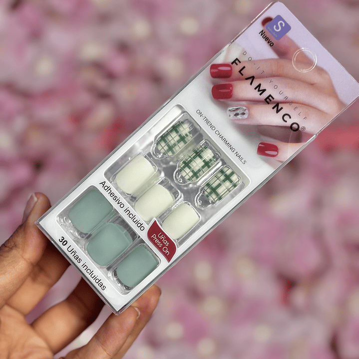 uñas press on matte (67) 2