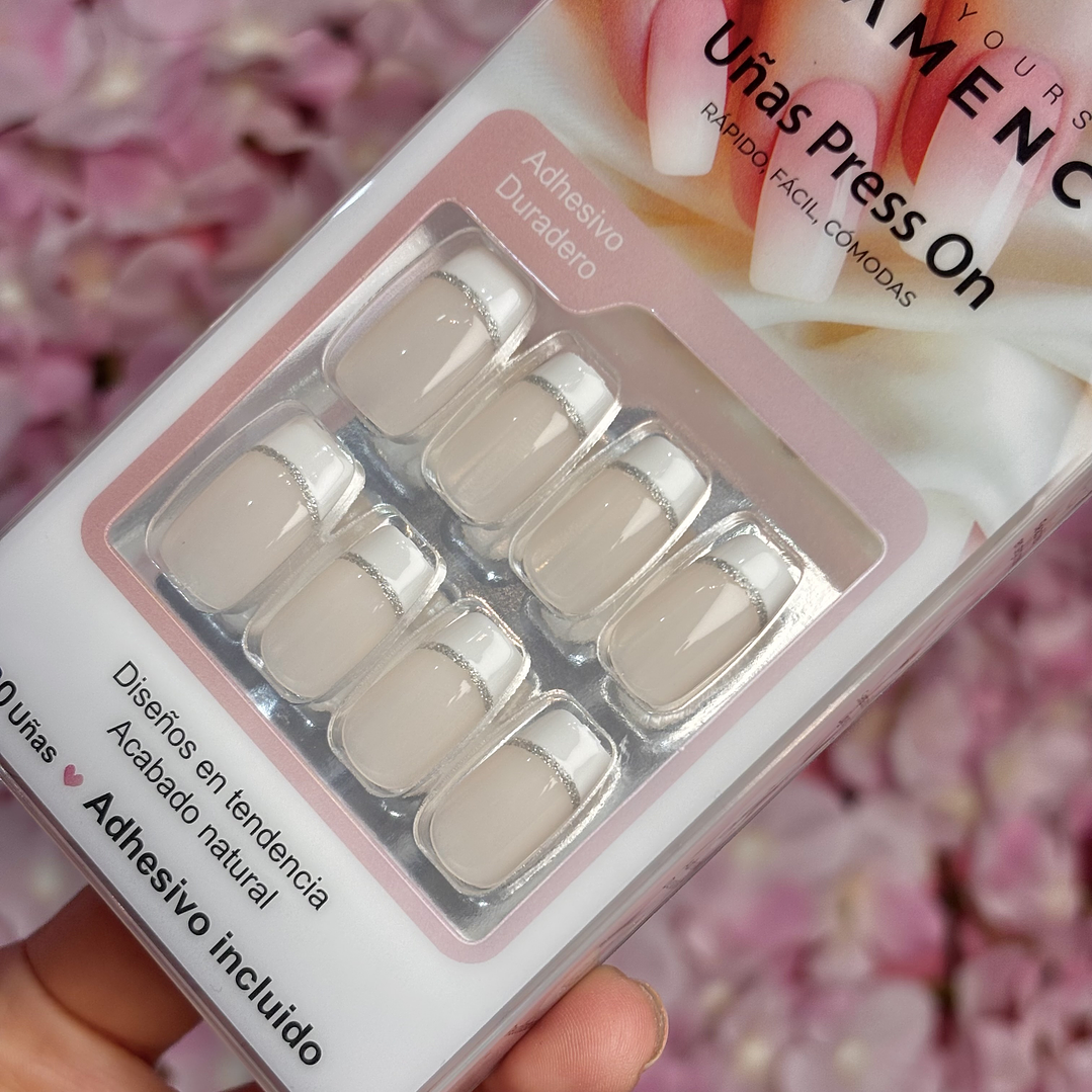 uñas press on (12) 3
