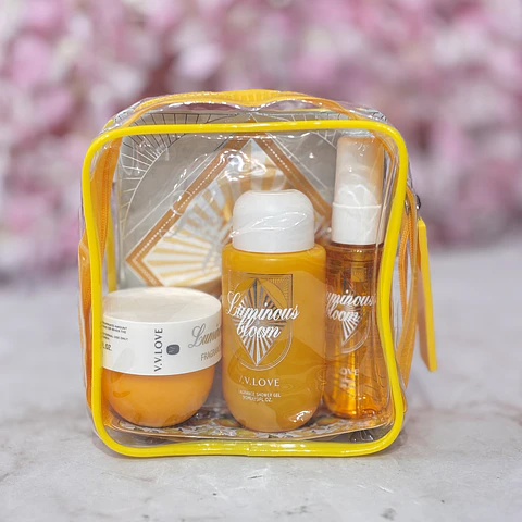 travel kit luminous bloom