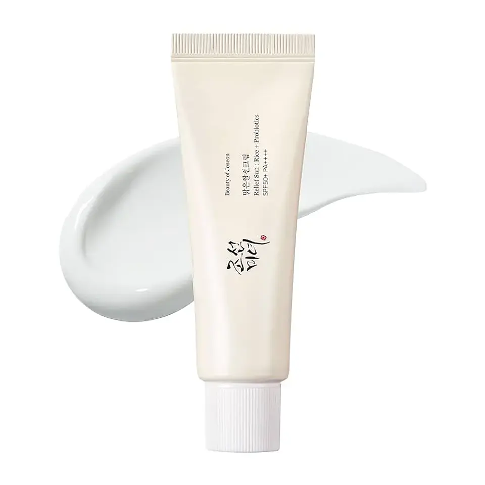 Relief Sun Rice + Probiotics SPF50+ PA++++ -50ml Protector solar aclarante con arroz y probióticos 1