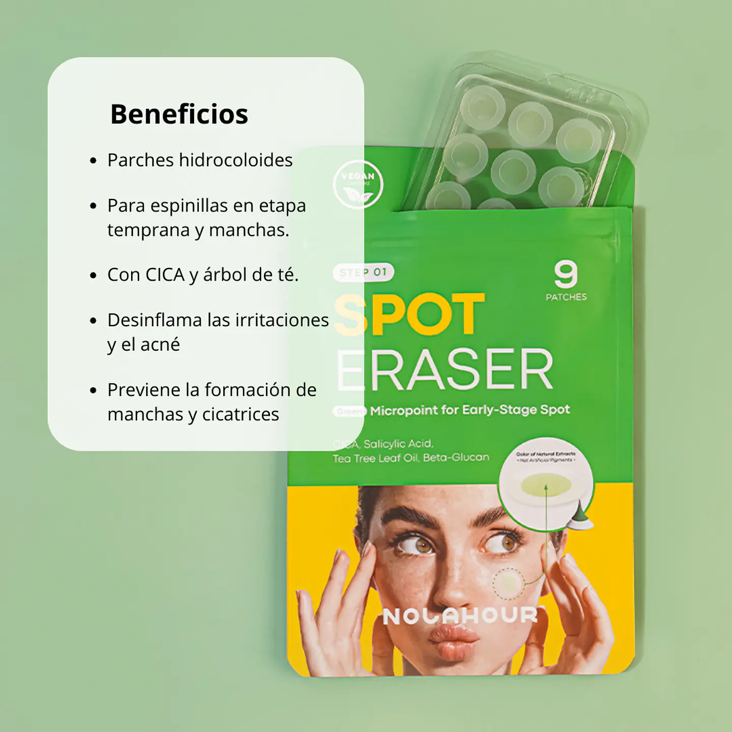  Spot Eraser Green (nocturno contra las manchas y el acné) 4