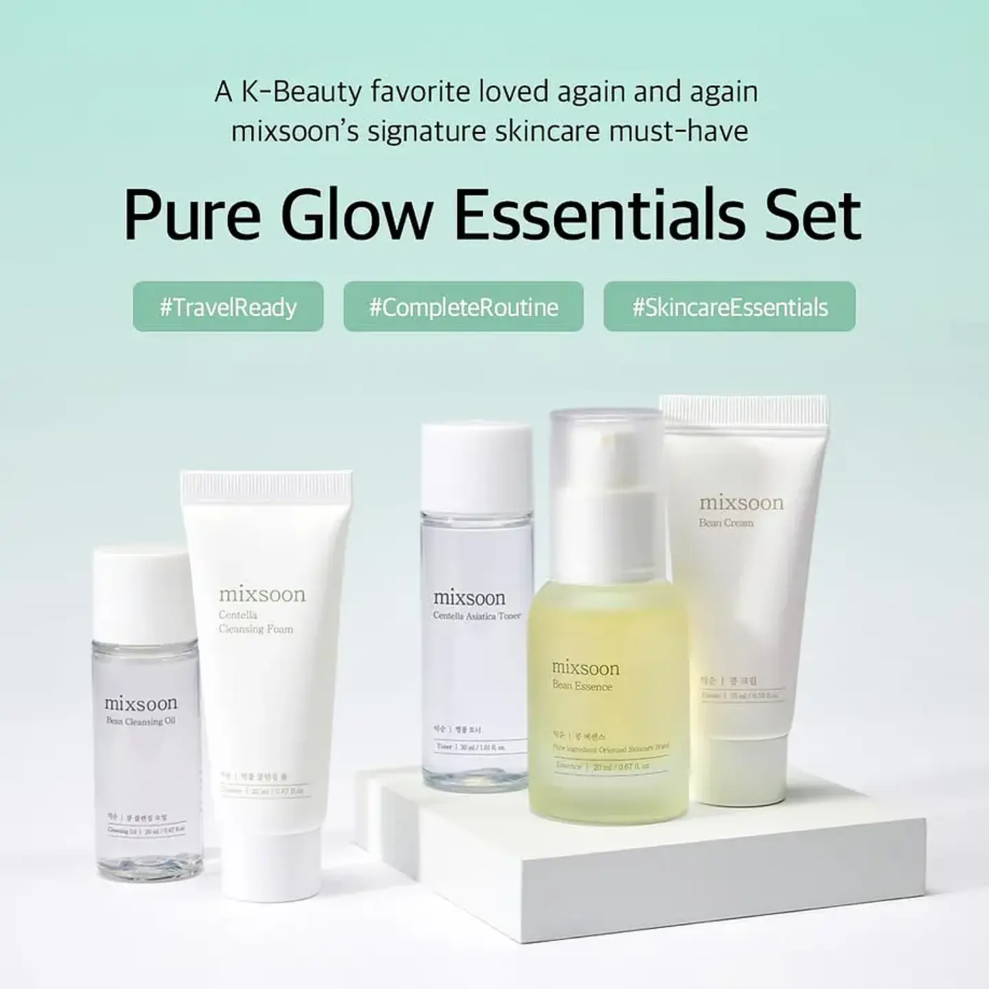 Pure Glow Essentials Set (Mixsoon)  4