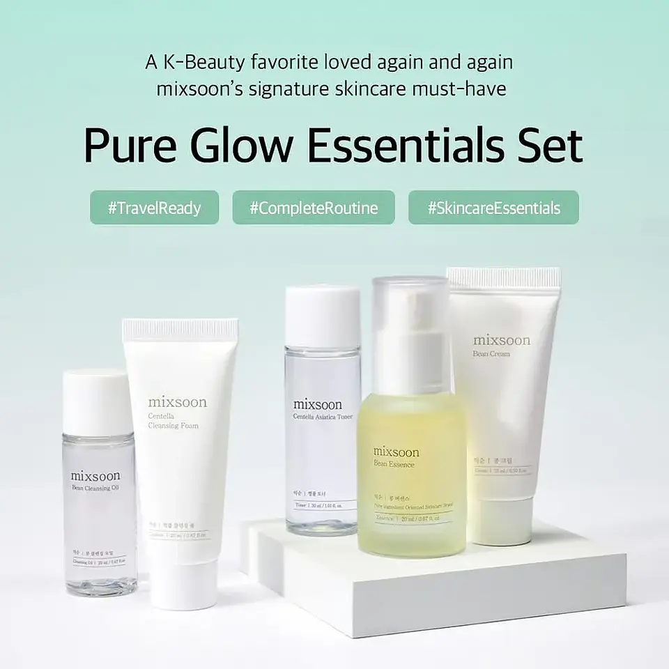 Pure Glow Essentials Set (Mixsoon)  4