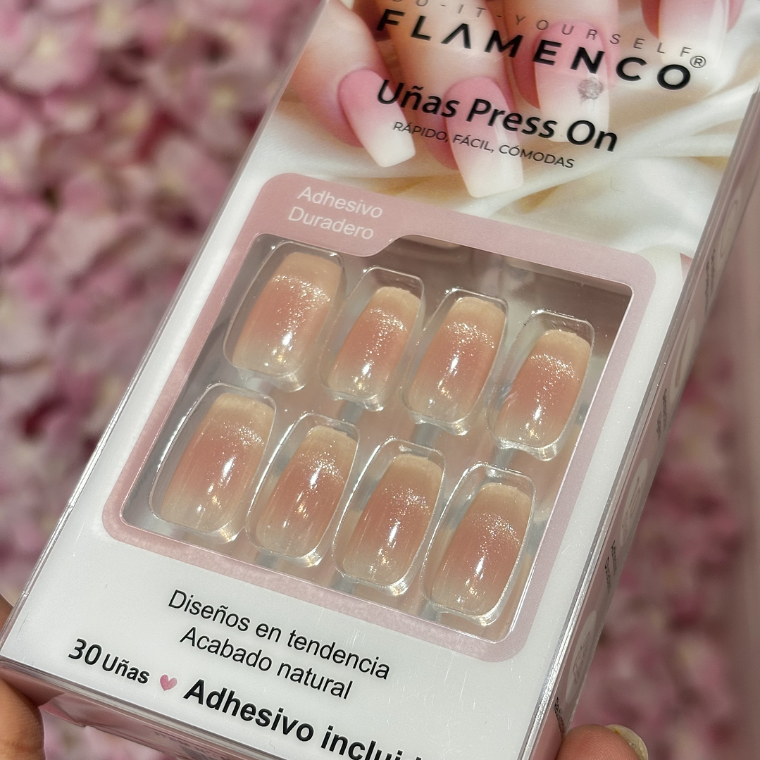 uñas press on (ojo de gato) 2