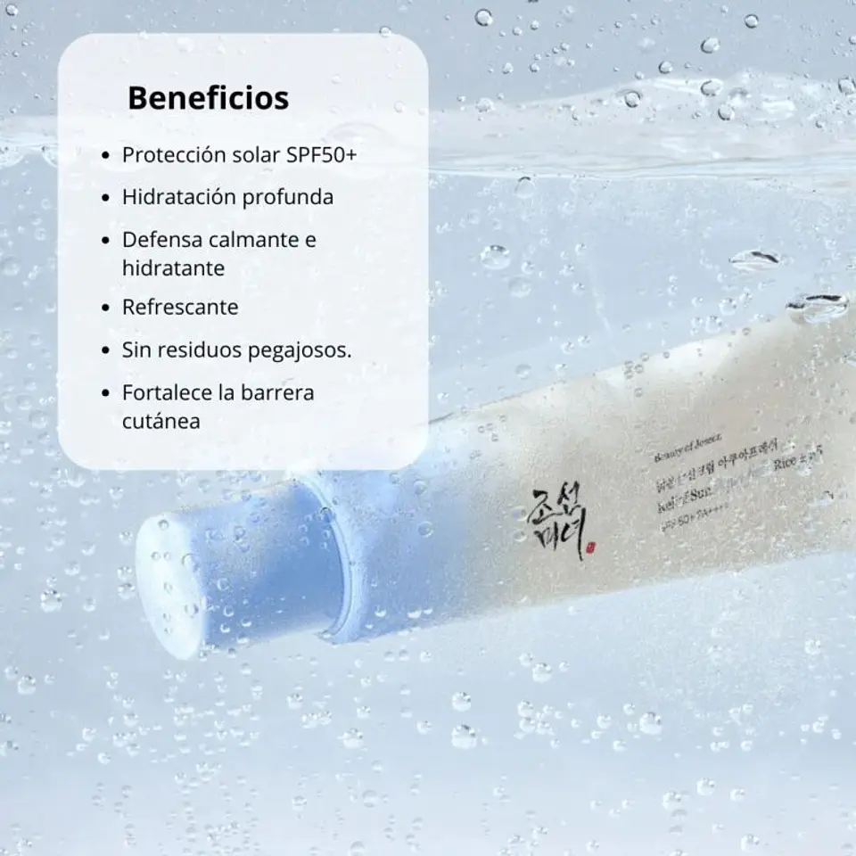 Protector Solar “Relief Sun Aqua-Fresh Rice + B5” 50ml 3