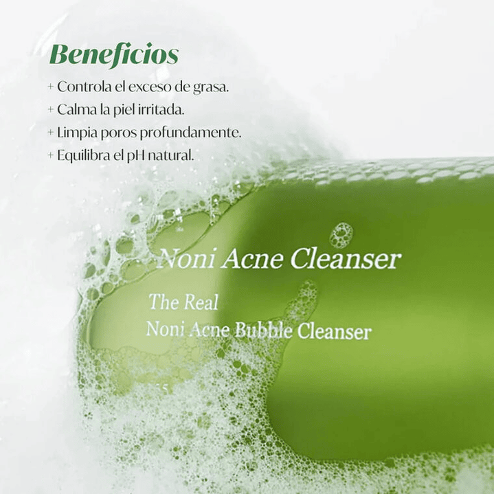 THE REAL NONI ACNE BUBBLE CLEANSER 155ML 3