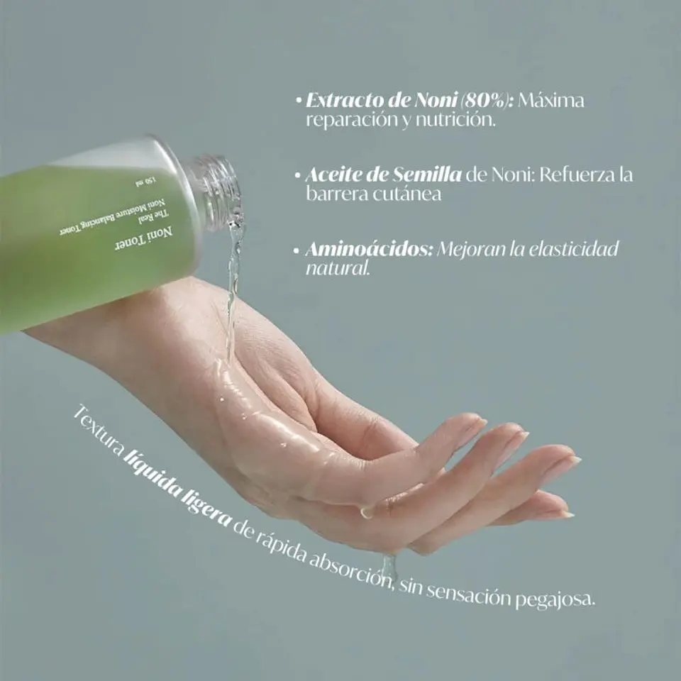 TONICO THE REAL NONI MOISTURE BALANCING TONER 150ML 4