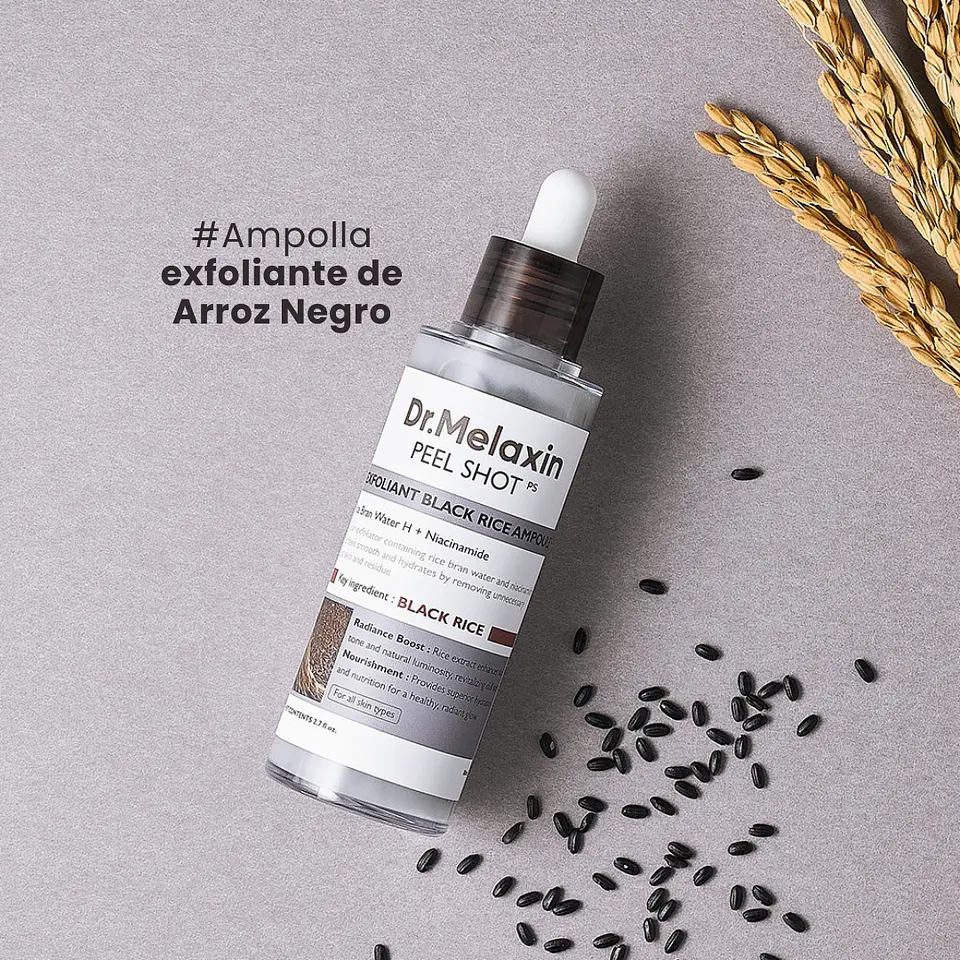 PEEL SHOT EXFOLIATING BLACK RICE AMPOULE 80ml 2