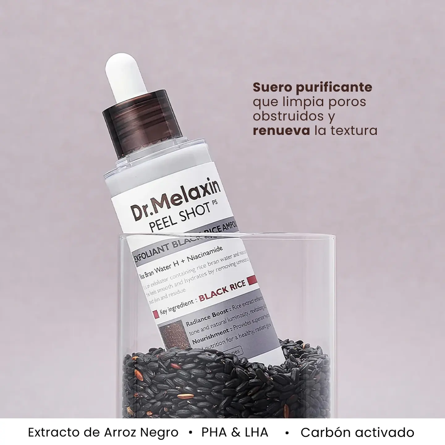 PEEL SHOT EXFOLIATING BLACK RICE AMPOULE 80ml 3