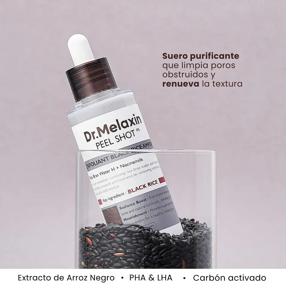 PEEL SHOT EXFOLIATING BLACK RICE AMPOULE 80ml 3