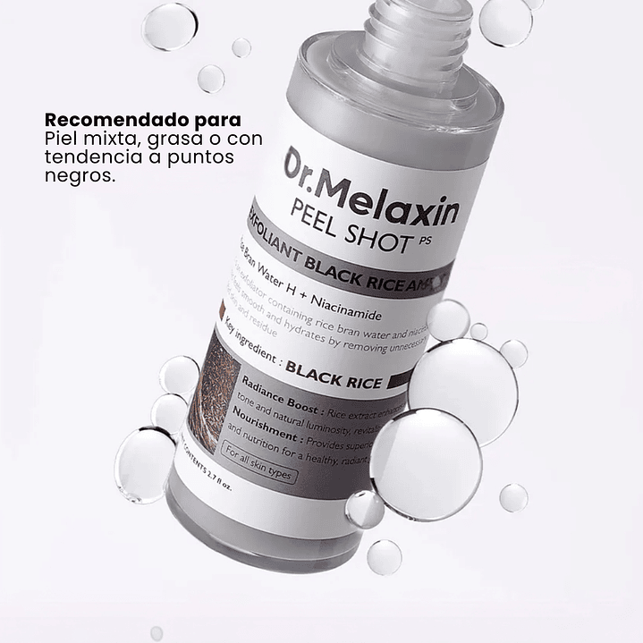 PEEL SHOT EXFOLIATING BLACK RICE AMPOULE 80ml 5