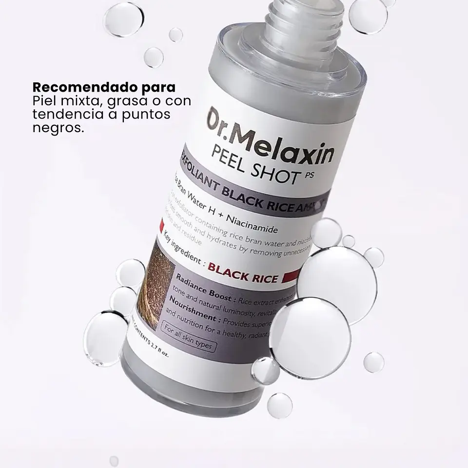 PEEL SHOT EXFOLIATING BLACK RICE AMPOULE 80ml 5