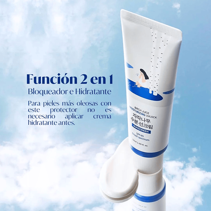 BIRCH JUICE MOISTURIZING SUNSCREEN 50ml 5