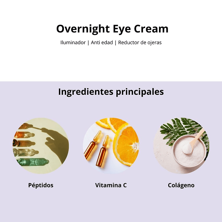 contorno de ojos «Overnight Eye Cream» 4