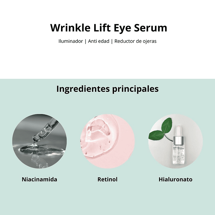 Sérum «Wrinkle Lift Eye Serum» 3