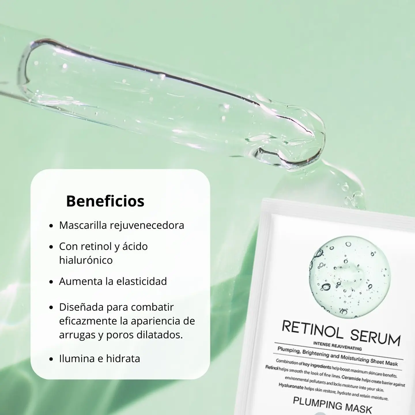 mascarilla Retinol Serum Plumping Mask 2