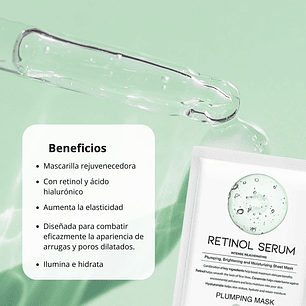 mascarilla Retinol Serum Plumping Mask