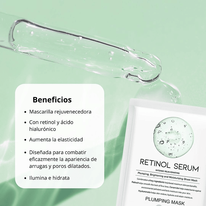 mascarilla Retinol Serum Plumping Mask 2