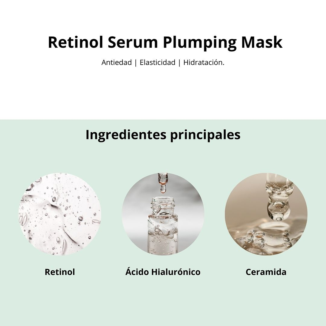 mascarilla Retinol Serum Plumping Mask 3