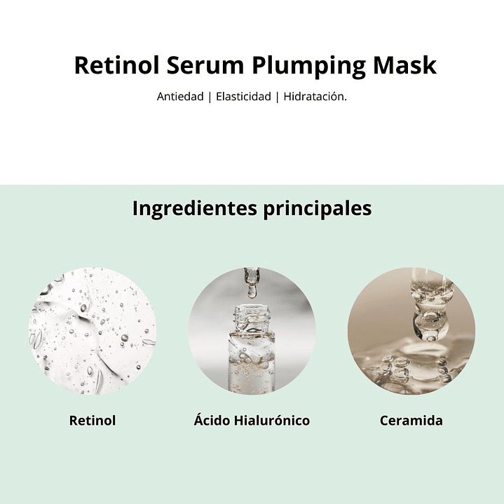 mascarilla Retinol Serum Plumping Mask 3