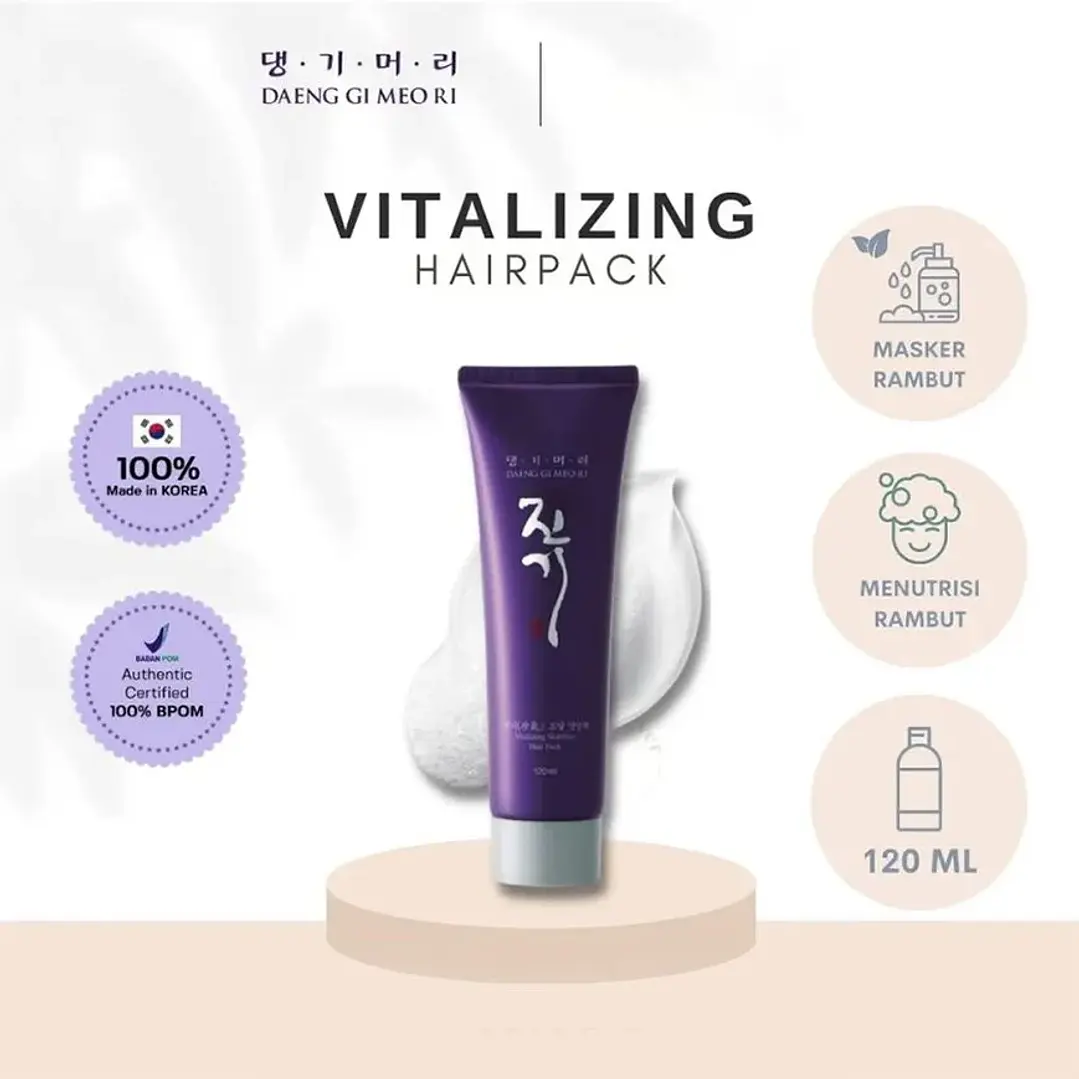 Vitalizing Nutrition Hair Pack 120ml 3