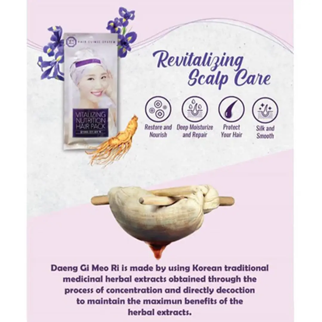 Vitalizing Nutrition Hair Pack with Hair Cap 35g 3