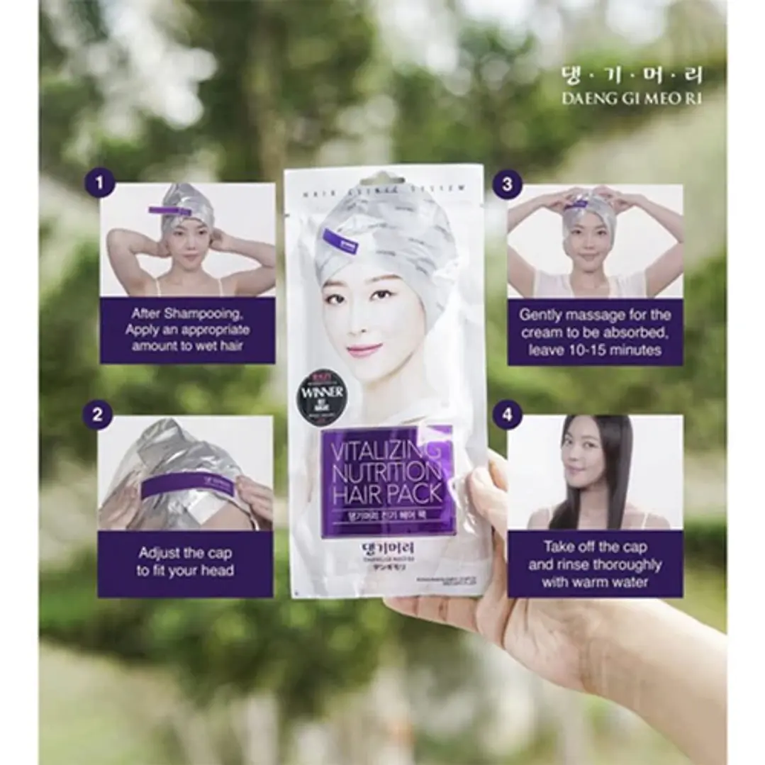 Vitalizing Nutrition Hair Pack with Hair Cap 35g 4