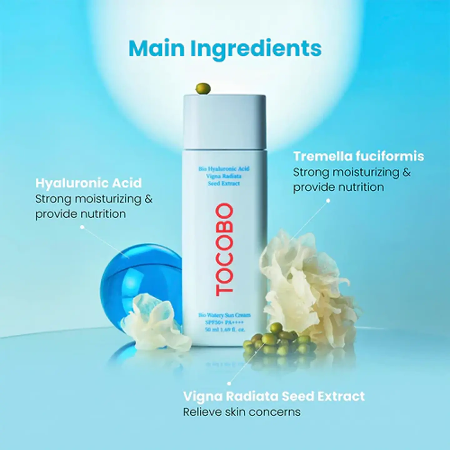 Bio Watery Sun Cream SPF50+/ PA++++ 2