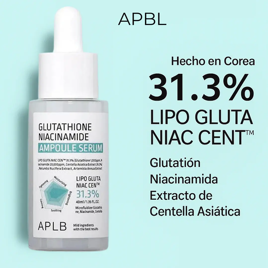 GLUTATHIONE NIACINAMIDE AMPOULE SERUM 40ML 2