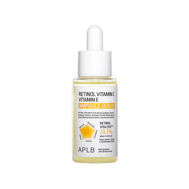 Retinol Vitamin C Vitamin E Ampoule Serum 40ml 1