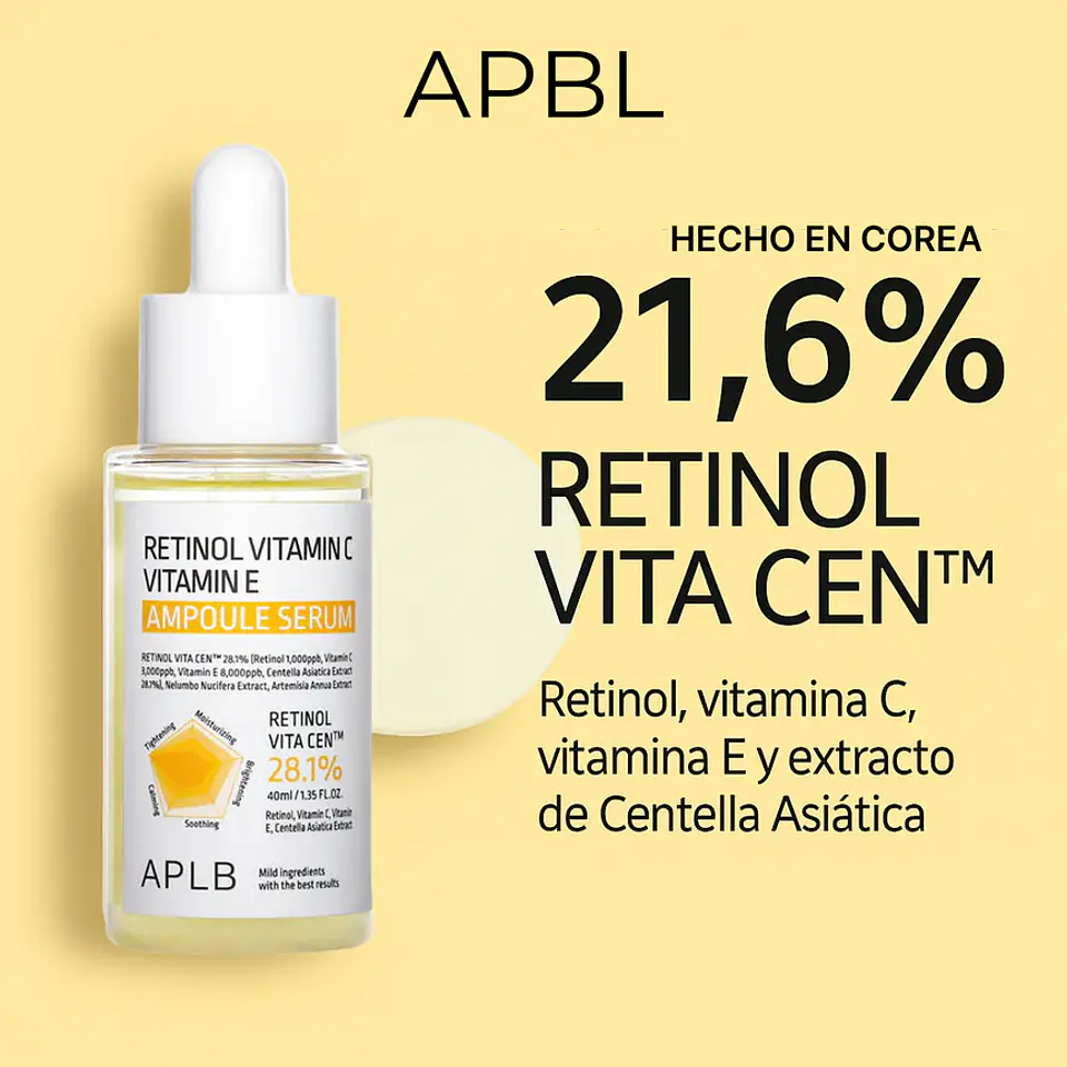 Retinol Vitamin C Vitamin E Ampoule Serum 40ml 3