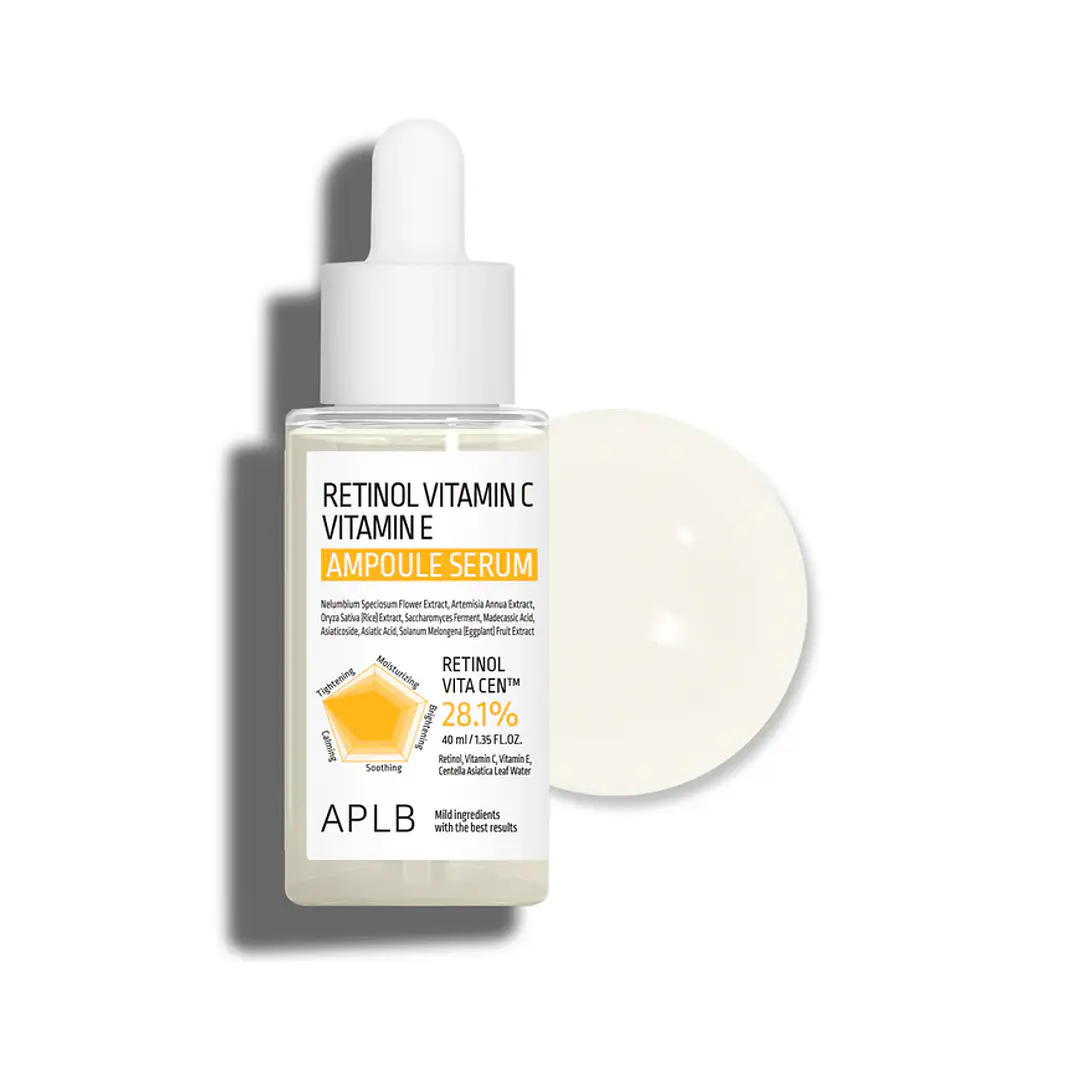 Retinol Vitamin C Vitamin E Ampoule Serum 40ml 5