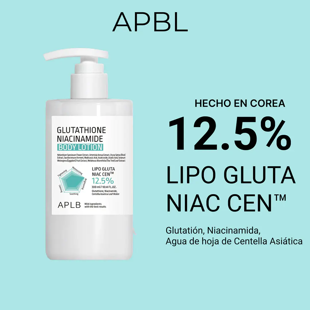 GLUTATHIONE NIACINAMIDE BODY LOTION (300ML) 3