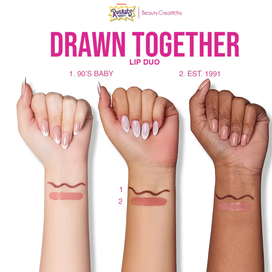 Rugrats x Beauty Creations Drawn Together Lip Duo 3