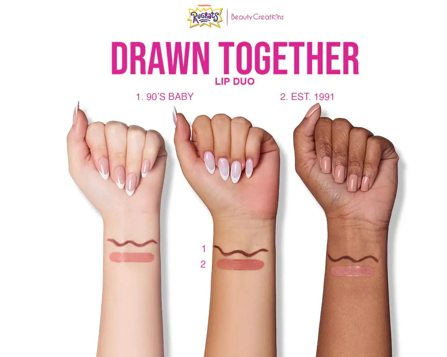 Rugrats x Beauty Creations Drawn Together Lip Duo 3