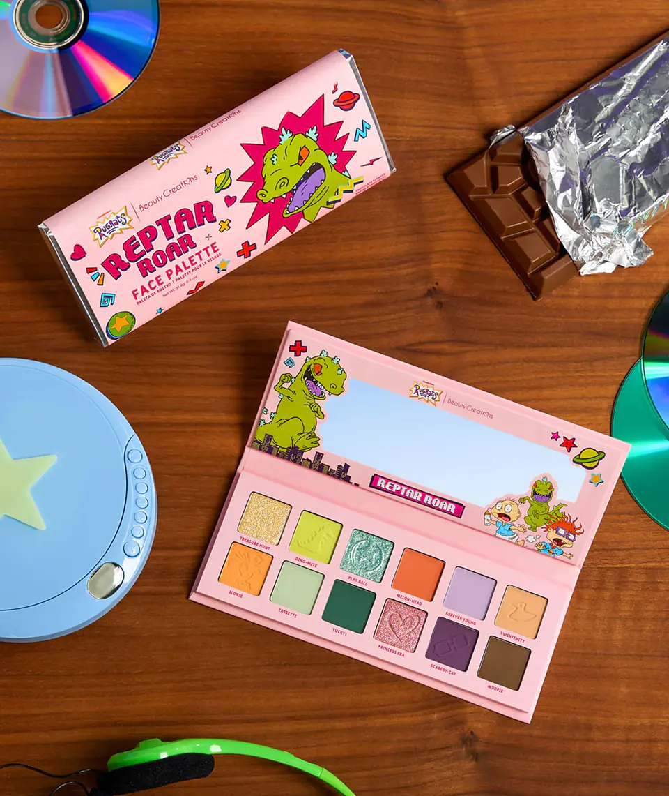 Rugrats x Beauty Creations Reptar Roar Face Palette 2