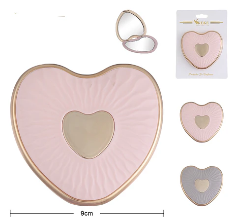 espejo corazón (color al azar) 